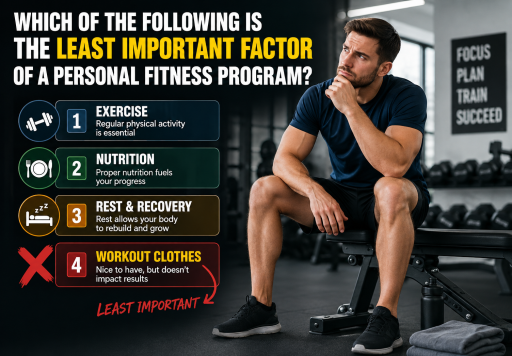 Which of the Following Is the Least Important Factor of a Personal Fitness Program