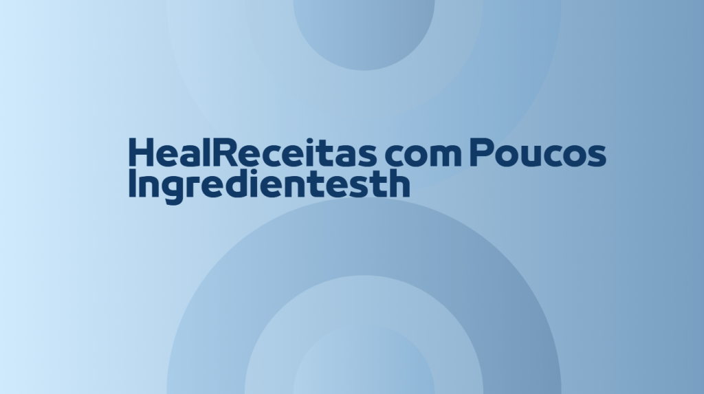 Receitas com Poucos Ingredientes