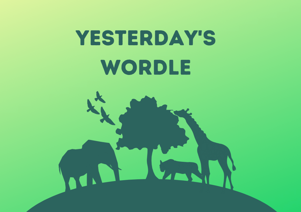 Yesterday's Wordle
